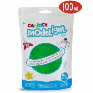 Modelight 100g grüner Knetmasse - Carioca