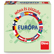 Móka und Flaggen Brettspiel - Dino