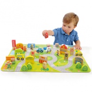 Molto: Nature City Bloks Holzbausteinspiel 79-teiliges Set