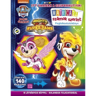 Móra: Paw Patrol - Hier sind die Superhunde! Stickerbuch nach Zahlen