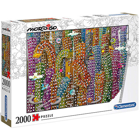 Mordillo Der Dschungel Puzzle 2000 Teile - Clementoni