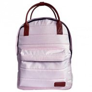 Muss: Hellrosa abgerundete Schultasche, Rucksack 40x30x12cm