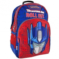 Must... Transformers Ready for Battle dreifach unterteilte, abgerundete Schultasche, Rucksack 32x18x43cm