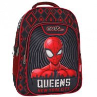 Must: Abgerundeter ergonomischer Schulranzen, Rucksack 32x18x43cm, Spider-Man