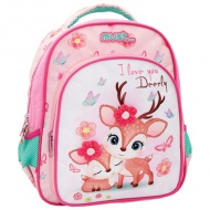 Must: I love you Deerly süßer Hirsch-Rucksack 27x10x31 cm