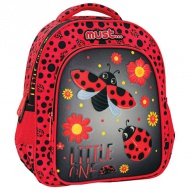 Must: Little One Marienkäfer 3D Rucksack 27x10x31 cm