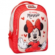 Must: Mehr Minnie Maus roter Schulranzen, Rucksack 32x18x43cm