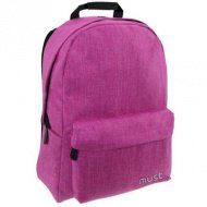 Must: Pink Monochrome Jeans Schultasche, Rucksack 32x17x42cm