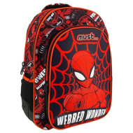 Must: Spider-Man dunkelblau-roter Schulranzen, Rucksack 32x18x43cm