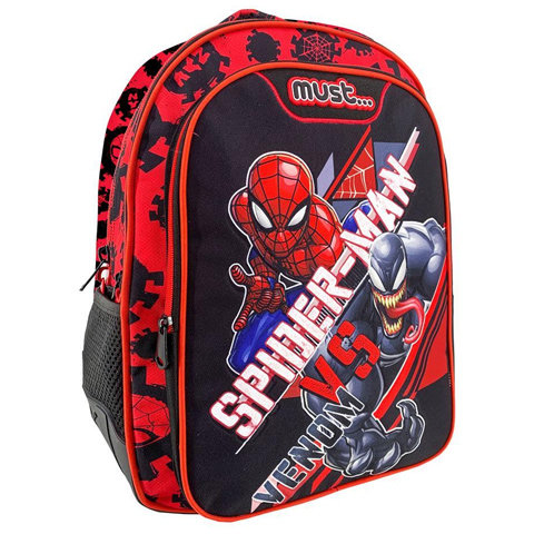 Must: Spider-Man vs Venom Schultasche, Rucksack 32x18x43cm