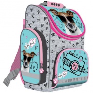 My Little Friend: Ergonomischer Schulranzen mit Hundemotiv, Rucksack 35,5x27,5x16cm