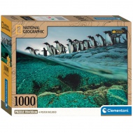 National Geographic - Eselspinguine 1000 Teile Puzzle - Clementoni