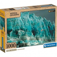 National Geographic - Hubbard-Gletscher 1000-teilige Puzzle - Clementoni