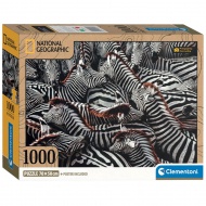 National Geographic - Zebras 1000-teilige Puzzle - Clementoni