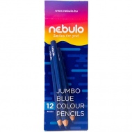 Nebulo: Blauer dreieckiger Jumbo-Buntstift 1 Stk.