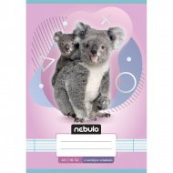 Nebulo: Geheftetes liniertes Heft für die 2. Klasse A5 16-32 Tiere - Koala