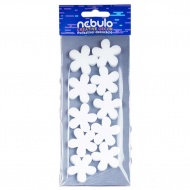 Nebulo: Mini-Blumen Polystyrol-Dekoration 10er-Set