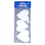 Nebulo: Polystyrol-Herzdekoration 3er-Set