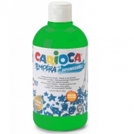 Neongrüne Temperafarbe 500ml - Carioca