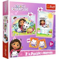 Netflix: Gabis Puppenhaus 2-in-1 Puzzle + Memory-Spiel