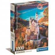 Neuschwanstein Schloss HQC 1000-teilige Compact Puzzle - Clementoni