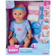 New Born Baby pinkelnder Junge mit Zubehör - Simba Toys