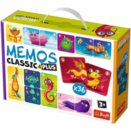 Niedliche Monster Classic &amp; Plus Memory-Spiel 36-teilig - Trefl