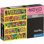 Novo Art: Keith Haring - Yellow Art 1000 Teile Puzzle - Clementoni