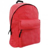 Omega zweifächiger Schulranzen, Rucksack in Rot 32x42x16cm