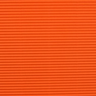 Orange 3D-Dekor-Wellpappe B2 50x70cm 1 Stk