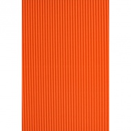 Orange Dekorations-3D-Wellpappe 50x70cm 161g 1 Stück