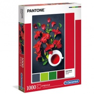 Pantone Hibiskus Tee Puzzle 1000 Teile - Clementoni