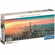 Paris, Frankreich 1000-teiliges Panorama-Puzzle 98x33cm - Clementoni