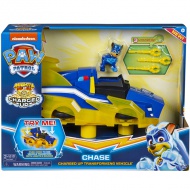 Paw Patrol Mighty Pups: Chase Deluxe Fahrzeug mit Licht und Sound - Spin Master