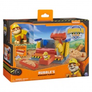 Paw Patrol: Rubble und seine Crew - Rubbles Bauwerkstatt Spielset - Spin Master