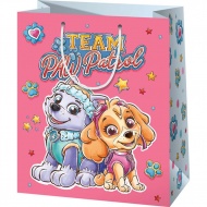 Paw Patrol rosa, große exklusive Geschenktasche 27x14x33cm