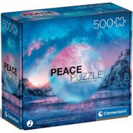 Peace Puzzle: Hellblaues 500-teiliges Puzzle - Clementoni