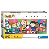 Peanuts: Snoopy und das Team 1000-teilige Panorama-Puzzle - Clementoni