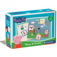 Peppa Wutz Bingo und Puzzle Spielset - Clementoni