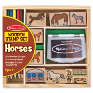 Pferde Holzstempelset - Melissa &amp; Doug