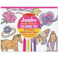 Pink Jumbo Malbuch - Melissa &amp; Doug