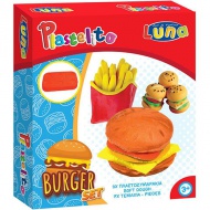 Plastelito Burger Knetset mit Formen