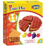 Plastelito Waffel Knetset mit Formen