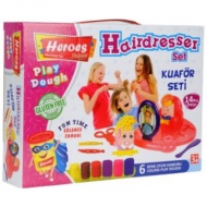 Play-Dough: Helden Friseur Knetset 14-teilig