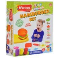 Play-Dough: Helden Hamburger Knetset 7-teilig