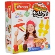 Play-Dough: Helden Hot Dog Knetset 8-teilig