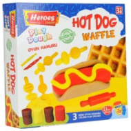 Play-Dough: Helden HotDog und Waffel Knetset 11-teilig