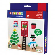 PlayBox: 5mm MIDI Bügelperlen 2000er Set - Weihnachtsstimmung