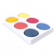 PlayBox: 6-farbiger Aquarellkasten mit 57mm Scheiben