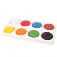 PlayBox: 8-farbiger Aquarellkasten mit 57mm Scheiben